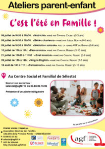 Ateliers parents-enfants : C’est l’été en famille ! “Sing in English”