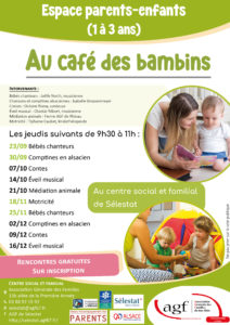 Au café des bambins (1-3 ans) – Eveil musical