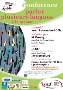 Conférence « Parler plusieurs langues à la maison »