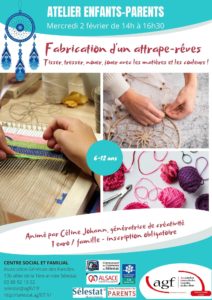 Mercredi en Famille (6-12 ans) – Tissage d’attrapes-rêves