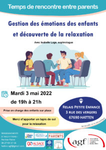 Café parents – Emotions des enfants et relaxation