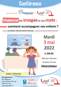 Conférence – Violence des images et des mots : comment accompagner nos enfants ?