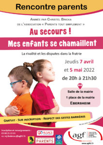 Rencontre parents – Au secours mes enfants se chamaillent