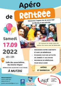 Apéro de rentrée