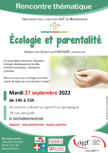 Rencontre écologie et parentalité 