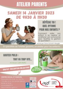 Café parents associé à un atelier philo pour les enfants (6-12 ans)