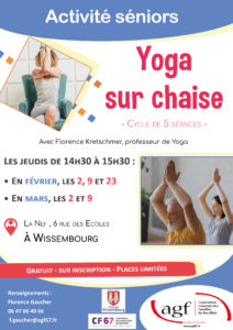 Yoga sur chaise (pour séniors)