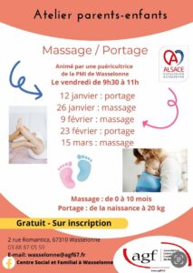 Atelier massage bébé