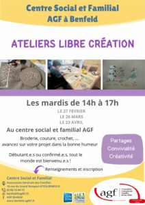 Atelier libre création (adultes)