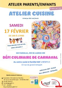 Atelier cuisine : défi carnaval