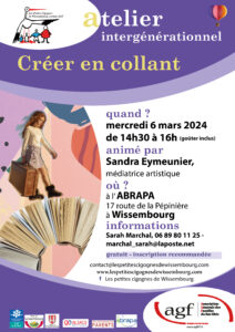 Atelier intergénérationnel « Créer en collant »