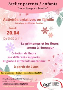 Atélier activités créatives en famille