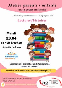 Atelier lecture d’histoires