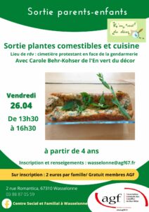 Sortie plantes comestibles et cuisine