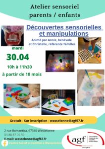 Atelier sensoriel