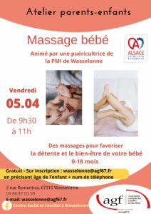 Atelier massage bébé