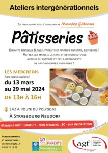 Atelier de pâtisseries intergénérationnel (enfants dès 6 ans)