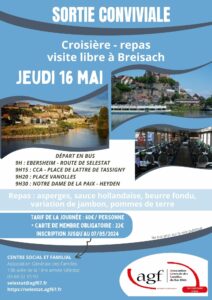 Croisière – repas visite libre à Briesach