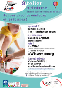 Atelier peinture, jouons avec les couleurs et les formes !