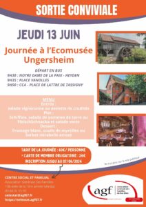 Sortie conviviale – Journée à l’Ecomusée Ungersheim