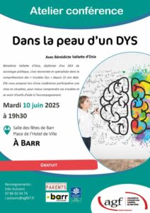 Atelier conférence « Dans la peau d’un DYS »