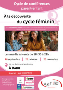 Début du cycle de conférences « A la découverte du cycle féminin »
