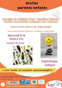 Voyage et création d’un doudou olfactif