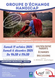 Café des parents, groupe d’échanges handicap