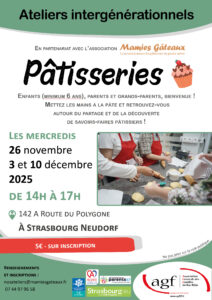 Ateliers pâtisserie intergénérationnels