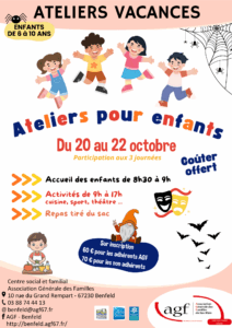 Vacances de la Toussaint (6-10 ans)