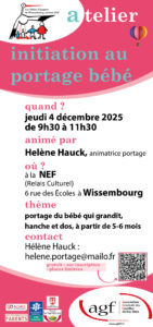Initiation au portage bébé (dès 5 mois)
