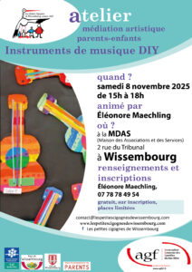 Médiation artistique instruments de musique DIY