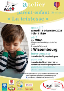 Atelier émotion (+5 ans) « La tristesse »