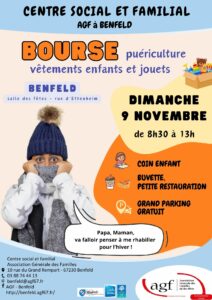 Bourse puériculture vêtements enfants et jouets