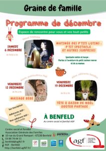 Graine de Famille – Tête à gazon de Noël et goûter partagé