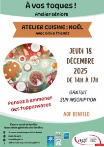 Cuisine de Noël (séniors)