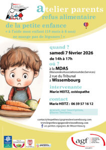 Atelier « les refus alimentaires de la petite enfance »