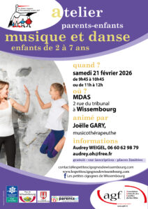 Atelier de musique et danse (à partir de 2 ans) 