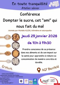 Dompter le sucre, cet « ami » qui nous fait du mal (séniors)