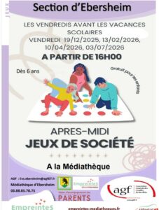 Après-midi jeux de société