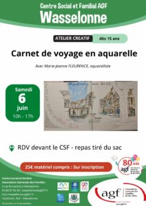 Carnet de voyage en aquarelle