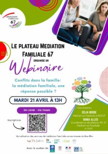Webinaire – Conflits dans la famille : la médiation familiale, une réponse possible ?