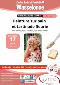 Peinture sur pain