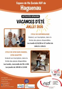 Cycle de gym sur chaises, gym adaptée